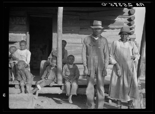 Pettway family group. Gees Bend, Alabama