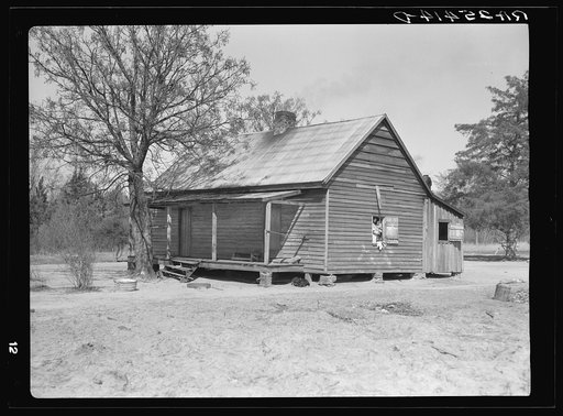 Sharecropper's home. Macon County, Alabama