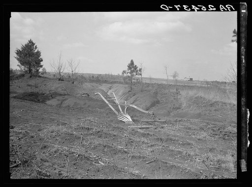 Erosion. Jackson County, Alabama