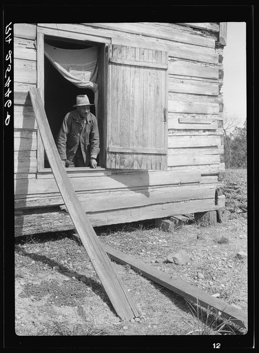Tenant farmer in his cabin. Macon County, Alabama