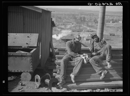Untitled photo, possibly related to: Iron ore miners. Jefferson County, Alabama