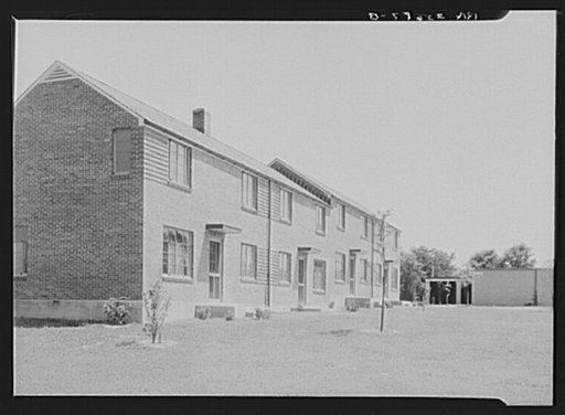 Brick veneer house. Greenbelt, Maryland