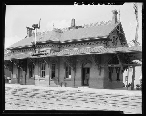 Railroad station. Randolph, Vermont