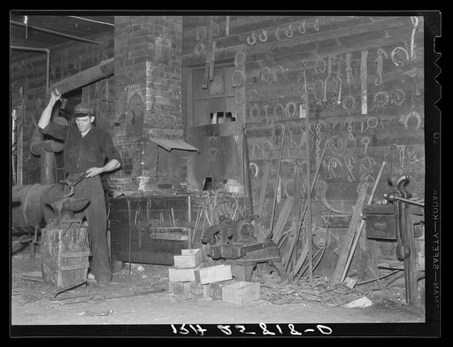 Blacksmith. Lowell, Vermont