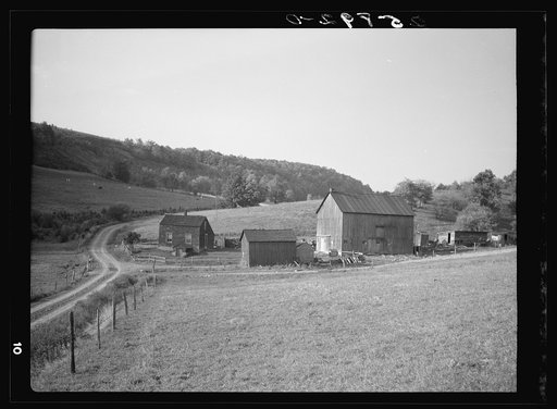 Farm of John Holling. Member of the Otsego Forest Products Coop. Otsego County, New York