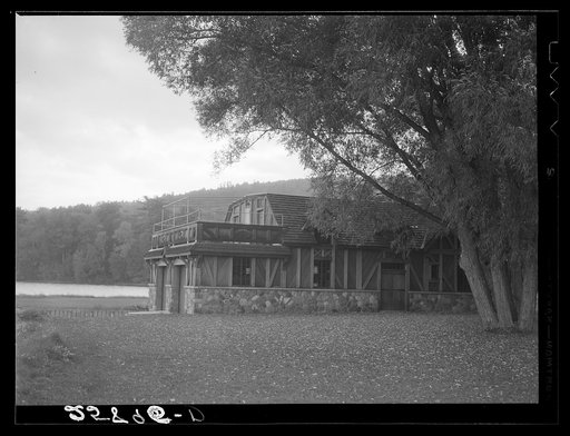 Bath house on the William Hyde estate. Otsego County, New York