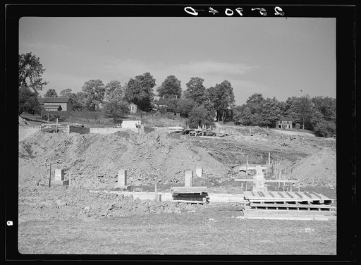 Site of the Otsego Forest Products Cooperative's new modern sawmill. Cooperstown, New York