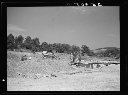 Site of the Otsego Forest Products Cooperative's new modern sawmill. Cooperstown, New York