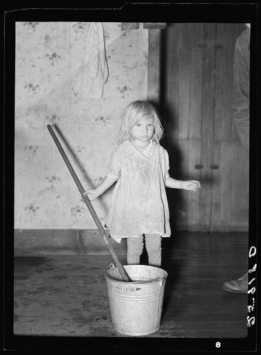 Daughter of Ellery Shufelt. Land use project. Albany County, New York