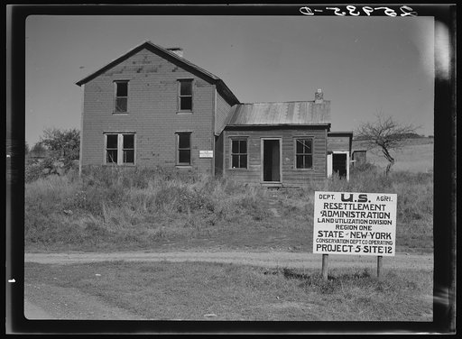 Farmhouse on land use project. Albany County, New York