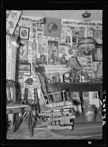 Corner of room in house. Rockland, Maine