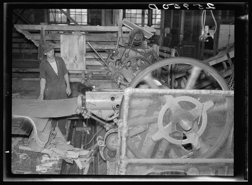 Veneer wood mill. Morrisville, Vermont