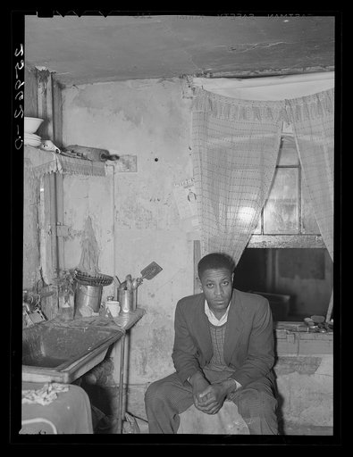 Negro living in slum area of Washington, D.C.