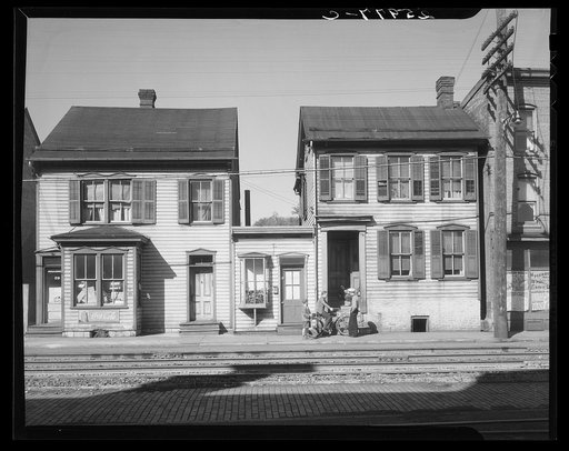Houses near the railroad. Hagerstown, Maryland