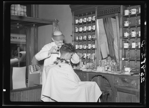 Barbershop. Hagerstown, Maryland