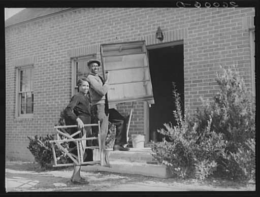 Moving into new home. Newport News Homesteads, Virginia