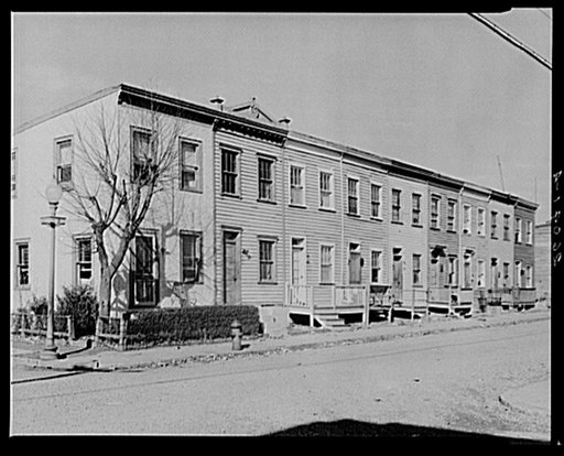 Row houses in the northeast section. Washington, D.C.