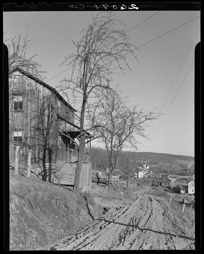 Part of Jennings, Maryland. Ghost lumber town. Melvin Weimer's home on left