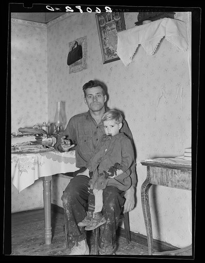 Fred Stein and son. Garrett County, Maryland