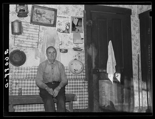 Melvin Weimer of Jennings, Maryland, once a prosperous lumber man of Garrett County, Maryland