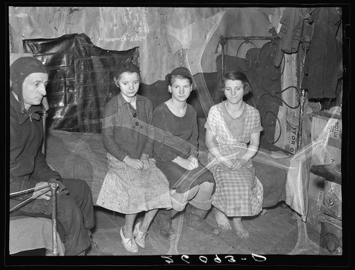 Part of Wooly Bittinger's family. Garrett County, Maryland