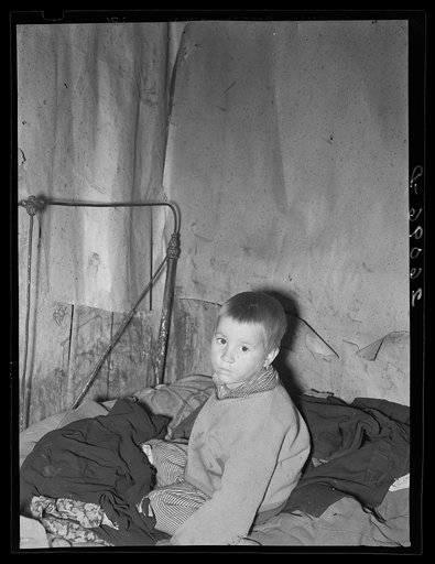One of Wooly Bittinger's grandchildren. Garrett County, Maryland