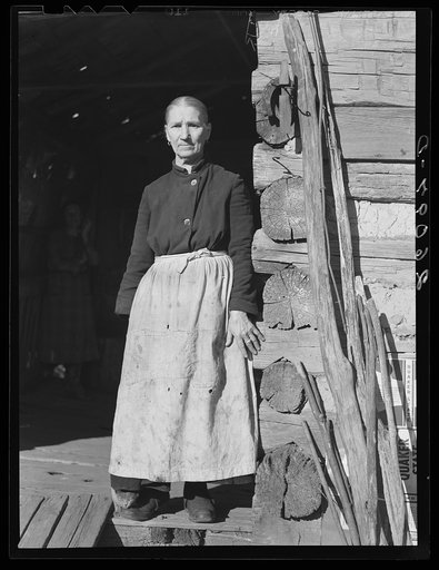 Minnie Knox, widow living with her daughter on farm. Garrett County, Maryland