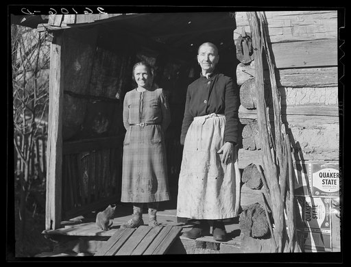 Minnie Knox and daughter. Garrett County, Maryland