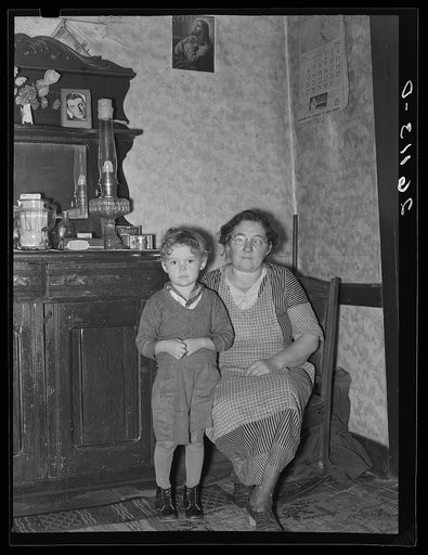 Mollie Day and son. Bedford County, Pennsylvania