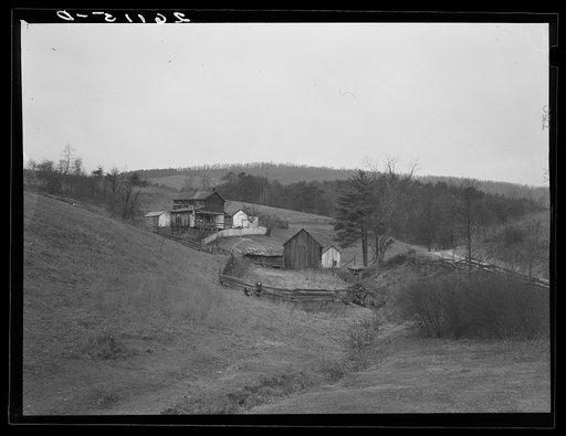 Submarginal farm of Mollie Day. Bedford County, Pennsylvania