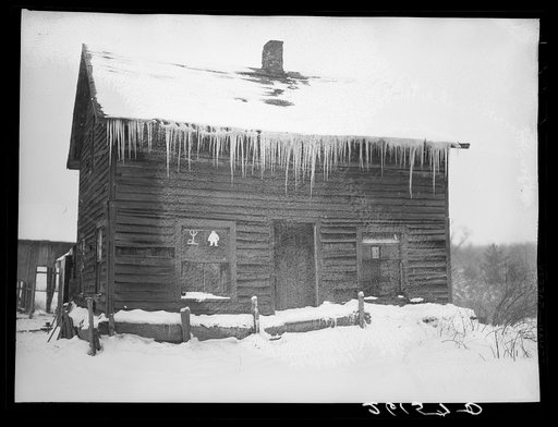 House on submarginal farm of George Deacon. Oswego County, New York