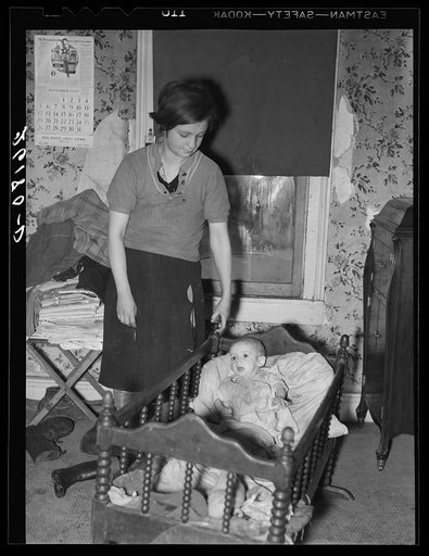 Mrs. Wallace and baby. Oswego County, New York