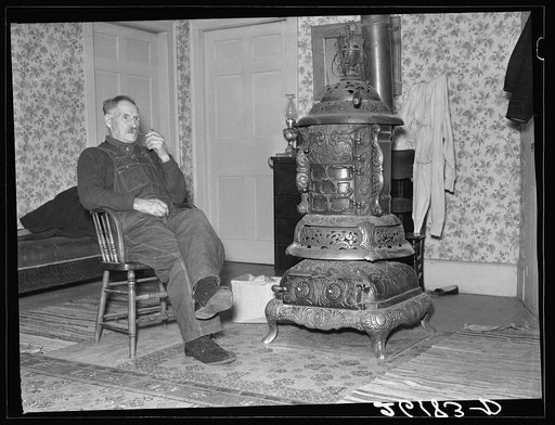 Farmer near Dalton, New York. Allegany County