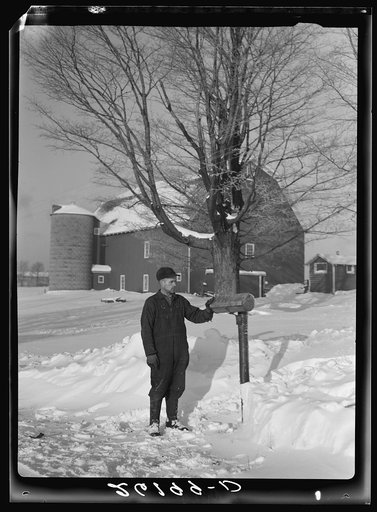 William Wallace, resettled farmer near Pulaski, New York. Oswego County
