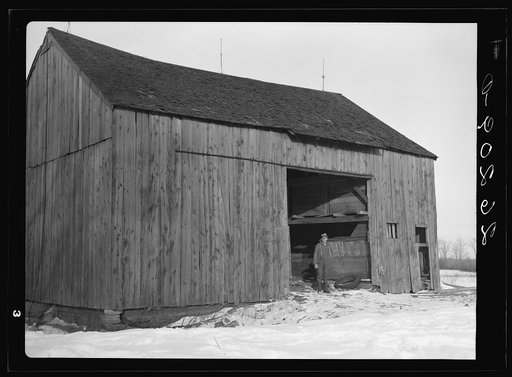 Daniel Sampson's barn. Jefferson County, New York