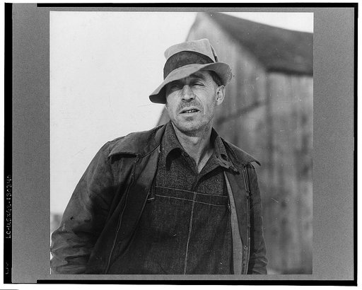 Daniel Sampson, farmer of 125 acres of submarginal land. Jefferson County, New York