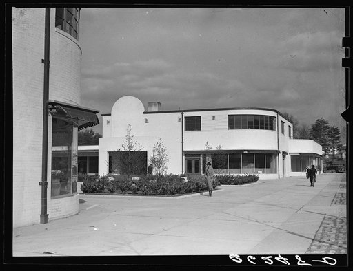 Theater and stores. Greenbelt, Maryland