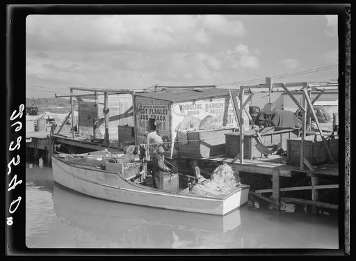 Fishing wharf. Lower Matecumbe Key, Florida
