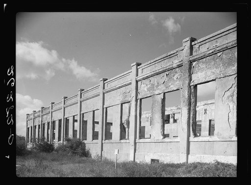 Ruins of an abandoned cigar factory. Key West, Florida