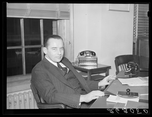 Washington, D.C. Milo Perkins, assistant administrator, FSA (Farm Security Administration)