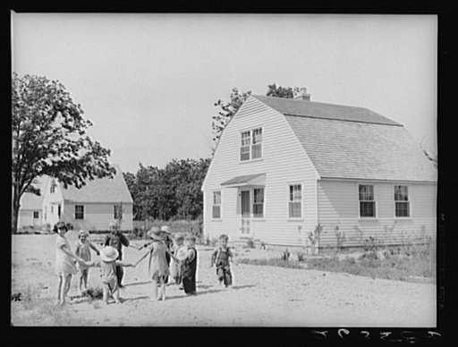 Children at Wabash Farms, Indiana