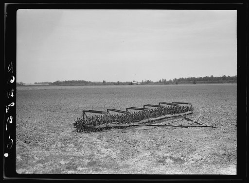 Large fields make large-scale farming operations practical. Wabash Farms, Indiana