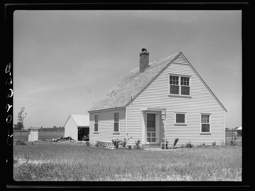 Home of one of the cooperative members. Wabash Farms, Indiana