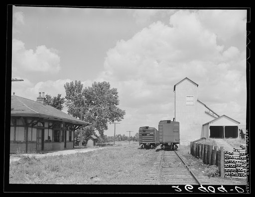 Railroad station. Atlanta, Ohio