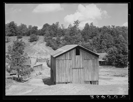 Eroded and badly kept farm. Martin County, Indiana