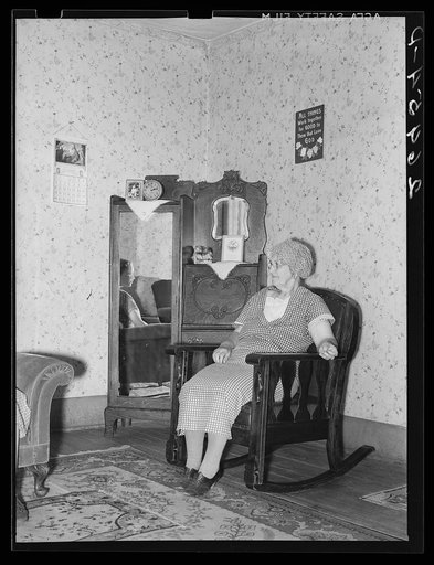 Farm home interior. Martin County, Indiana