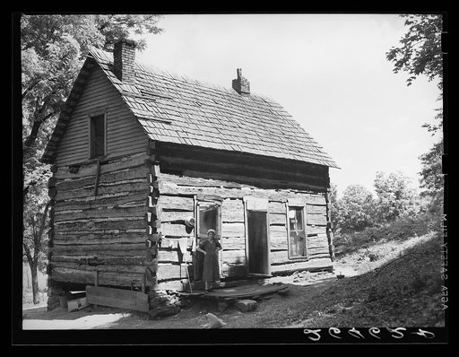 Home of Ross Lundy who will be resettled at Wabash Farms. Martin County, Indiana