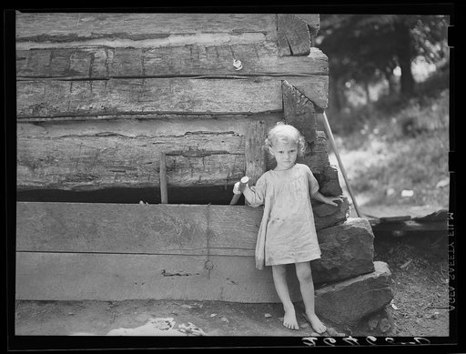 One of Ross Lundy's children. Martin County, Indiana