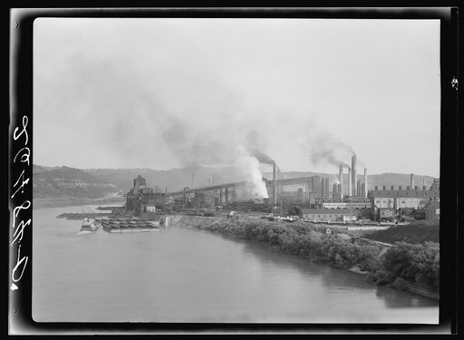 Steel plant on Monongahela River. Clairton, Pennsylvania