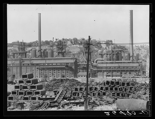 Inactive steel mills. Pittsburgh, Pennsylvania